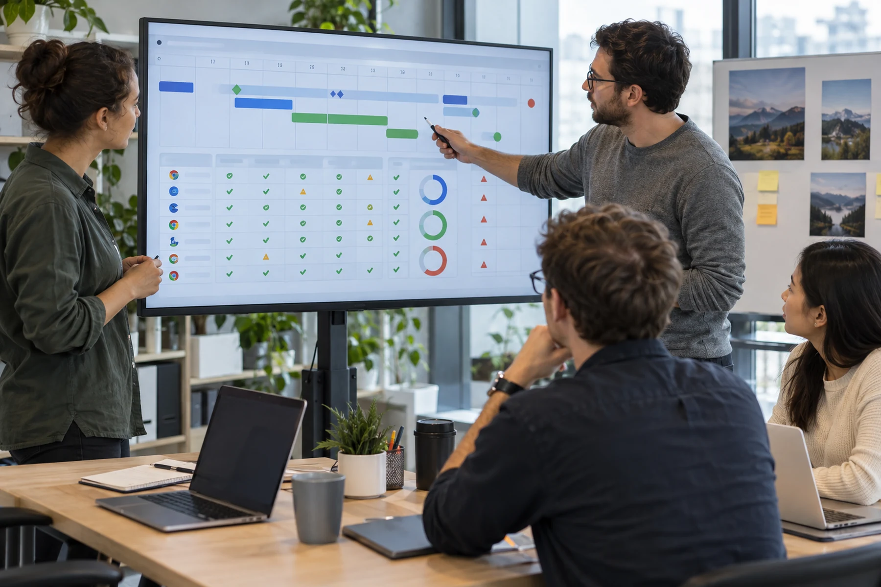 Browser release engineer comparing a two-week deployment calendar with enterprise testing and rollback stages